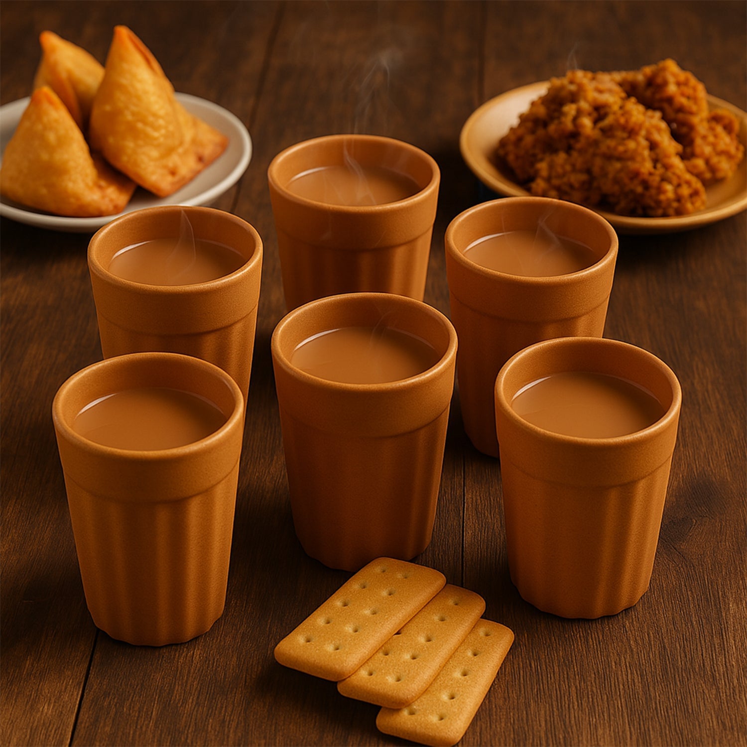 Konvex Traditional Chai Cups (125 ML / 6 Pc) Konvex Traditional Chai Cups (125 ML / 6 Pc)